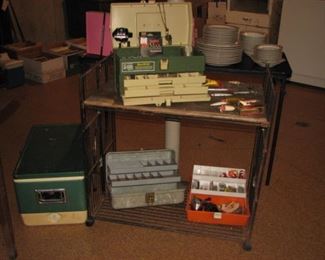 Vintage fishing tackle, vintage lures