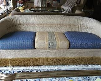 Queen Anne Upholstery no makers name sofa 72 x 33