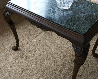 Marbletop side table