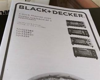 Black + Decker toaster oven
