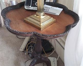 Antique wooden side table