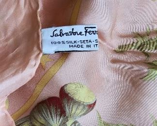 Salvatore Ferragamo silk scarf