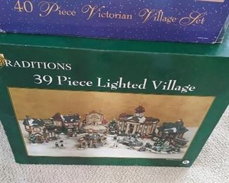 Traditions Christmas "villages"