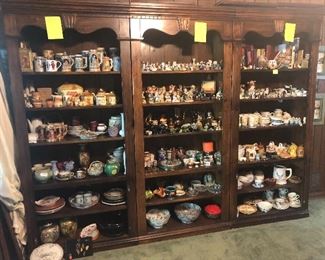 large collection of various figurines (Precious Moments, Snowbabies, Home Interiors and others)