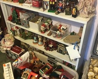 Christmas decor, ornaments, snow villages, nativity sets, nutcrackers 