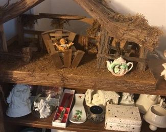 Christmas decor, ornaments, snow villages, nativity sets, nutcrackers 