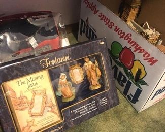 Christmas decor, ornaments, snow villages, nativity sets, nutcrackers 