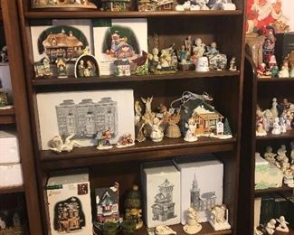 Christmas decor, ornaments, snow villages, nativity sets, nutcrackers 