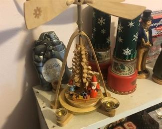 Christmas decor, ornaments, snow villages, nativity sets, nutcrackers 
