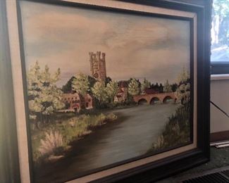 framed painting