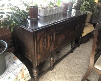 antique sideboard