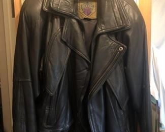 ONE OF SEVERAL LEATHER JACKETS
