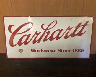 CARHARTT METAL SIGN