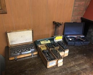 LARGE LOT OF TOOLS, TAPS,