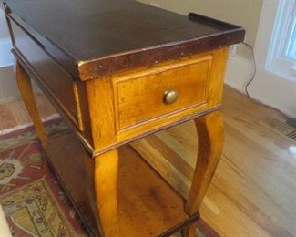 Butlers Table with Drawer & Bottom Shelf
Baker Furniture Milling Road Made in Italy
25" H x 34" W x 34" D