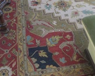 Soumak Flat Weave Wool Rug
Made in India 12' x 14".4"
Classic Design