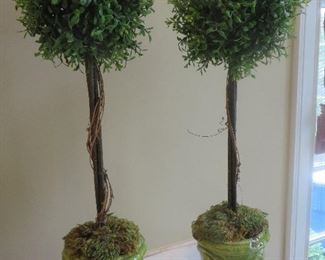 Topiary in Green Urns (pair)