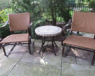 Summer Classic Patio Lounge Chair
Wrought Aluminum / N-dura Resin Wicker