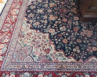 Tabriz Persian Oriental Rug approximated: 9.4 x 12.4