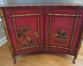 Red Chinoiserie 2 Door Commode
Bamboo Accents
