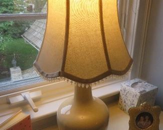 Ceramic Genie Bottle Vanity Lamp
(There are two of these)
