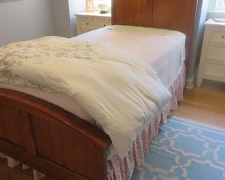 Cherry Panel Twin Bed
