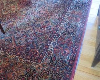 Karastan Original Collection Multicolored Panel Kirman Wool Rug