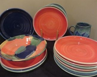 Scott Carlson Pottery Pottery Gallery, Arroyo Seco, New Mexico