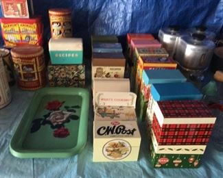 Lots of recipe boxes