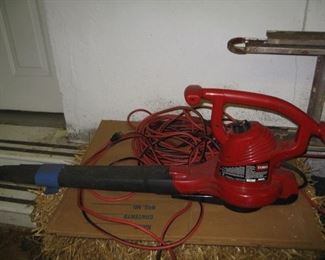 Electric blower works great! I used it today