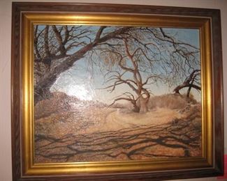 Africa painting E.M. Bullard 1975