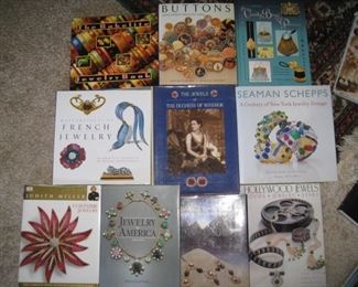 Jewelry, button, purse books
