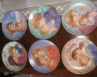 Knoll Mother's Day plates 1984-1989