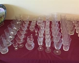 Waterford Crystal Glasses all sizes