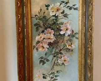 Original Signed oil V. Burkhalter