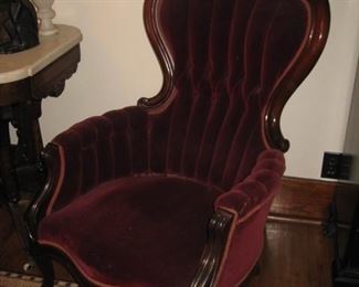 1 of 2 gentleman's chairs