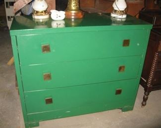 Vintage metal chest of drawers