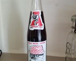 Bear Bryant commemorative Coke bottle