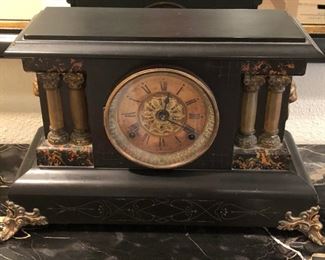 Seth Thomas 8-day mantle clock, circa 1900