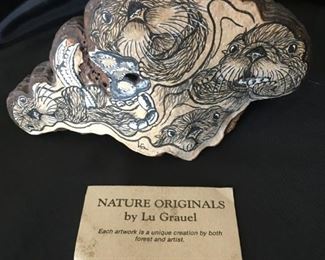 Nature Originals by Lue Grauel - Otters