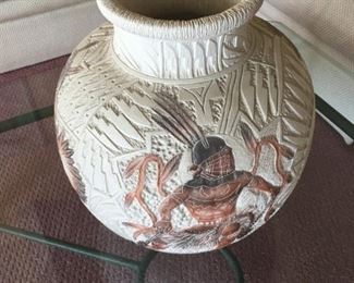 LARGE Nataive American Vase - Curtis Juanito