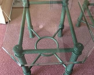 Metal / Glass End Table