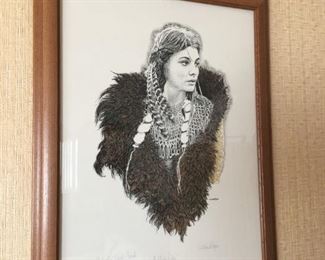 "Buffalo Robe" Artist Trial Proof by W. Ward Ryan