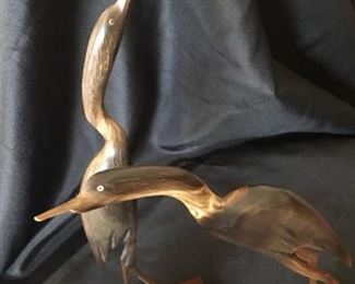 Carved Cranes