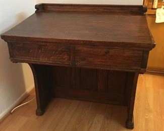 Vintage Carved Writing Desk