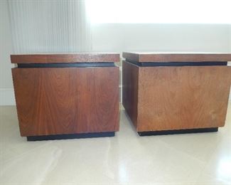 1970's end Tables 18in. by 18in.