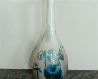 Porcelain vase 11in. tall
