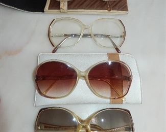 Lady's vintage glasses,Rive Gauche,Anthony Martin,Saints Hugues 