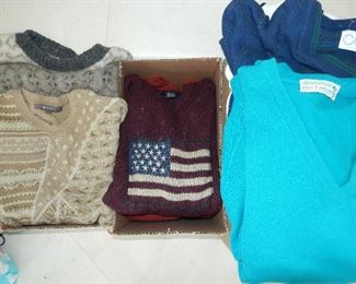 boxes of Wool & Cashmere Sweaters