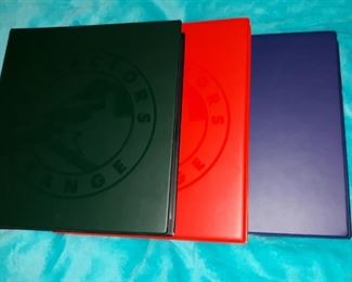 3 Binders with First Day Covers Stamps